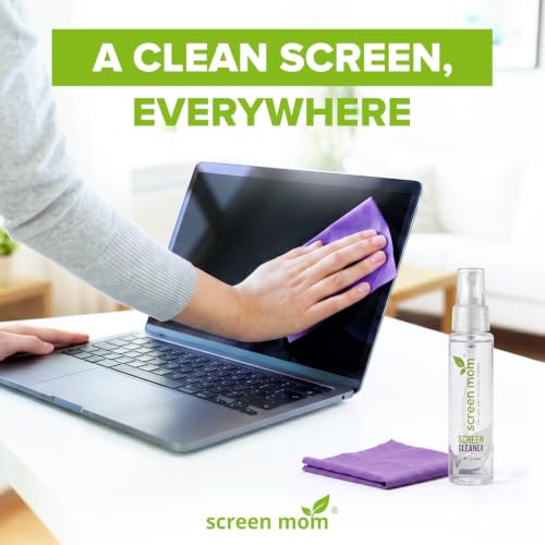 Screen Mom Screen Cleaner Spray 2 Pack-2x1oz for TV, Car, Laptop & Computer - size: 1oz Pack of 2