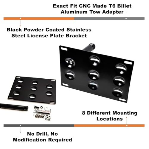 iJDMTOY Tow Hook License Plate Mounting Kit for Subaru 2022-up WRX/STI