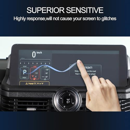 Car Navigation Screen Protective Film Compatible with Ineos Grenadier 2020-2024 Navigation Display Tempered Glass Screen Protector Touch Screen Protector Foils (13.23"x4.88")