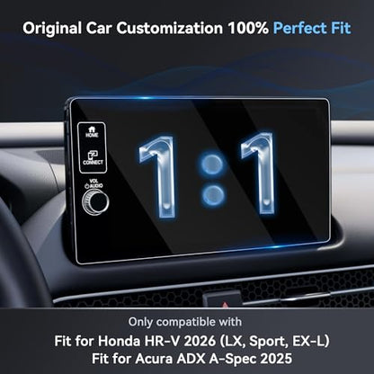 9 in Screen Protector fit for Honda HR-V 2026 Acura ADX 2025 - size: Fit for Honda HR-V 2026 Acura ADX 2025