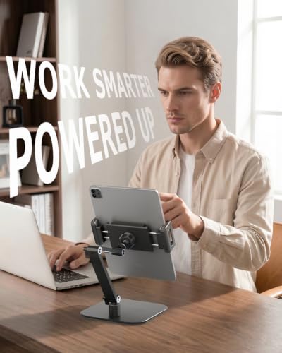 Portable Monitor Stand Holder for 15.6",18.5", Heavy Duty Aluminum Desktop