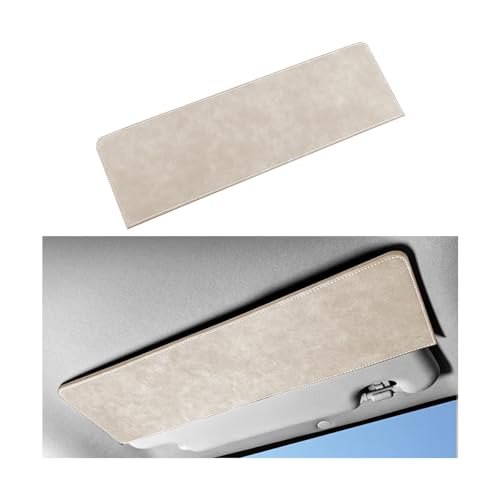 Zpana Sun Visor Extender for Car, Anti-Glare Adjustable Vehicle Visor Extension Sun Blocker, Clip-on Auto Sunshade Attachment for Safe Driving, Fits Most SUV Sedan Truck (Beige) - color: Beige
