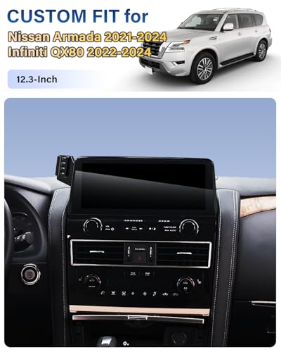 SKYLOTEC Magnetic Charger Phone Mount for Nissan Armada 2021-2024 12.3-Inch - color: Magnetic Wireless Charger, size: 2021-2024 Nissan Armada | 12.3-Inch