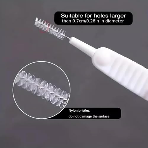 Cleaning Brush Set 10-Pack - Mini Brushes for Phone Charging Port, Speaker & Receiver, Anti-Clogging Tool for iPhone, iPad, AirPods, Tablet & Camera Lens - color: 10 Pcs White