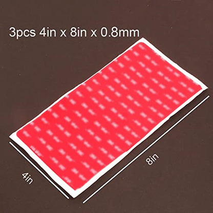 3M Double Sided Tape Heavy Duty 3pcs 4in x 8in Mounting Tape Pad Sticker Strong Adhesive Tape Waterproof Foam Tape for Indoor and Outdoor - size: 3pcs 4in x 8in