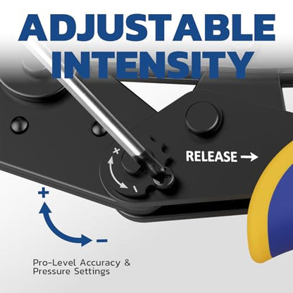haisstronica Crimping Tool for Open Barrel Terminals, AWG 22-10, HS-5327
