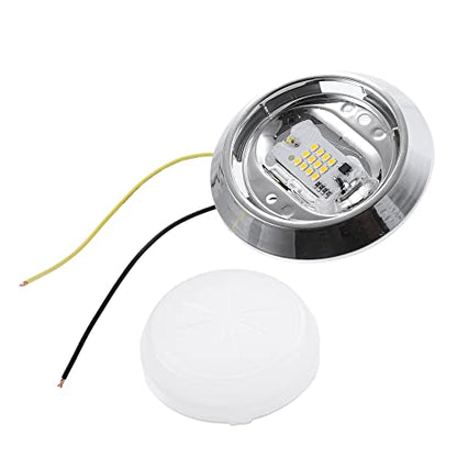 X AUTOHAUX 12V Car Reading Light LED Round Dome Light Trunk Lamp Kit Car Interior Roof Ceiling Light for Pontiac GTO for Buick Regal for Chevrolet Malibu