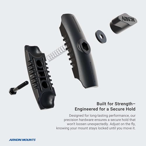 ARKON Mounts Slim-Grip Tablet Mount with Double Robust Car Cup Mount | Universal Fit Tablet Holder | Extendable Cup Holder | Compatible with iPad, Samsung, Google, Kindle and More