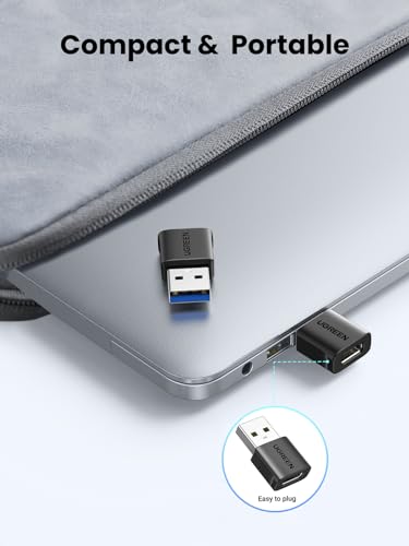 UGREEN USB to USB C Adapter 3Pack, 10Gbps Female to Male Converter