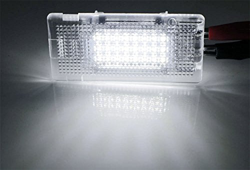 iJDMTOY Full LED Trunk Cargo Area Lamp Compatible With 2014/15-up 3rd Gen MINI Cooper F55 F56, OEM Replacement, Powered by 24-SMD Xenon White Lights & CAN-bus Error Free