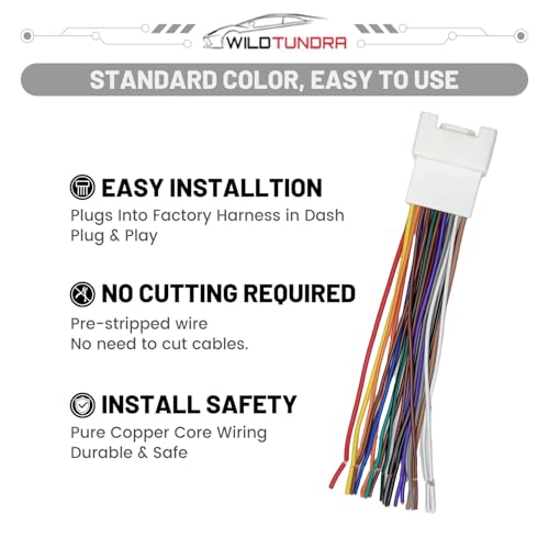 20 Pin Radio Wiring Harness Replacement for Toyota 2000-2006 4Runner Avalon Camry with JBL Amplifier with Antenna Cable, Car Stereo Speaker and Power Cable fit for Double/Single Din Stereo Head Unit - style: 20-Pin, with Antenna Adapter