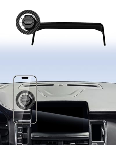 SKYLOTEC Magnetic Phone Mount for Chevy Tahoe/Suburban/GMC Yukon 2021-2024 - color: Magnetic, size: Tahoe 2021-2024 (10.2 inch screen)