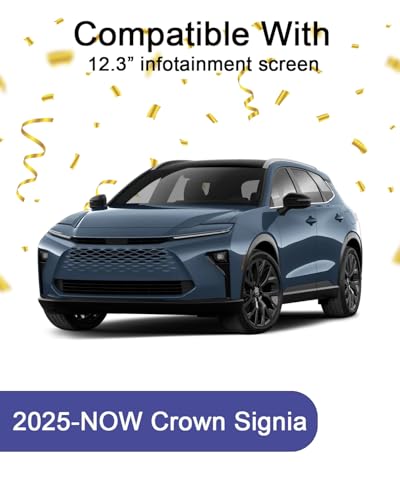 Screen Protector for Toyota Crown 2025-2026 Accessories 12.3 inch - size: for Crown Signia 12.3" screen