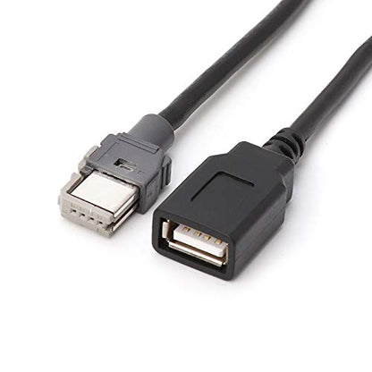 Aftermarket Android Car Radio Stereo 4 Pin Original USB Cable Adapter Male to USB Plug Connector Cord Compatible for KIA Hyundai Tucson Elantra Mistra - style: Male to USB Adapter