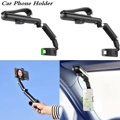 Ivieicip Car Phone Holder - 360 Rotatable and Adjustable, Compatible with All Smartphones, Stylish and Practical - color: A2