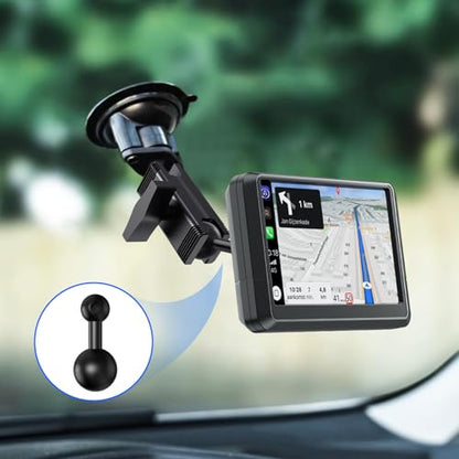 1-Inch (B Size) Ball to 17mm Adapter – TPU Anti-Slip Ball Head Converter, Compatible with Garmin GPS and 17mm Phone Holders, Fits 1" B Size Ball Bases from RAM Mounts - size: 1 inch(25.4mm) to17mm