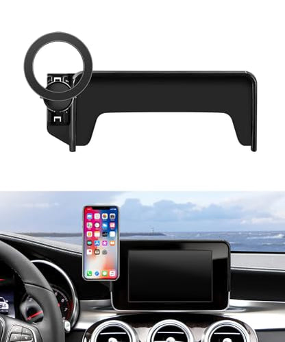 Car Phone Holder for Mercedes-Benz GLC 2016-2019, C-Class 15-18, 7" Screen - size: for 16-19 GLC & 15-18 C-Class(7-Inch only)