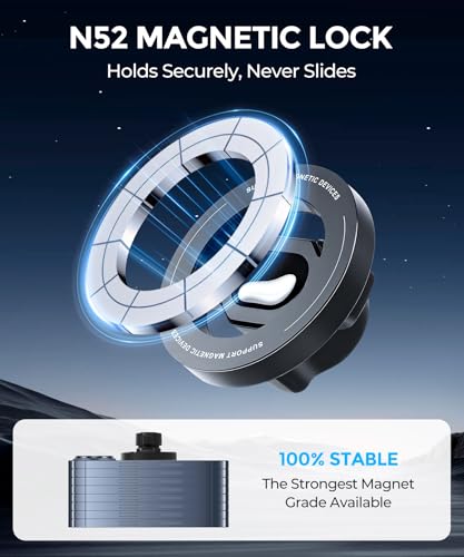Cup Holder Magnetic Car Phone Mount, 360° Adjustable Magsafe Holder for Car - color: Single Magsafe