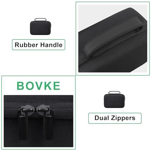 BOVKE GPS Case for 5-5.5" inch Garmin GPS Navigator and Accessories, Black - color: Black+Black