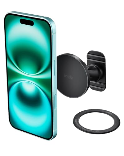 iOttie iTap 3 Magnetic Flush Mount Car Mount Phone Holder with Magnetic Ring Adapter. Compatible with iPhone, Samsung Galaxy, Google Pixel, Huawei, LG, and All Qi Compatible Smartphones - style: Flush Mount