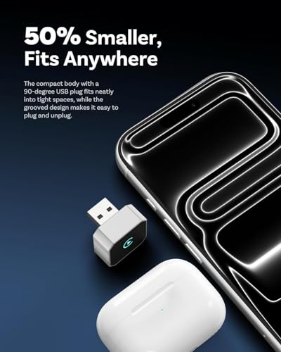Wireless CarPlay Adapter for Apple iPhone & Android Auto, 2026 Upgraded 2-in-1 Plug and Play Converts Wired to Wireless Car Play Adapter, Fast Auto-Connect, Mini Size with iPhone iOS 10+