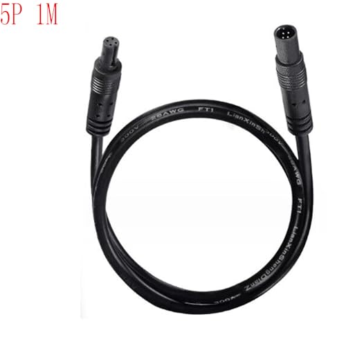 3FT/1M 5 Pin Male to Female Reversing Camera Extension Cable for Car Pickup Truck SUV Driving Recorder Backup Camera