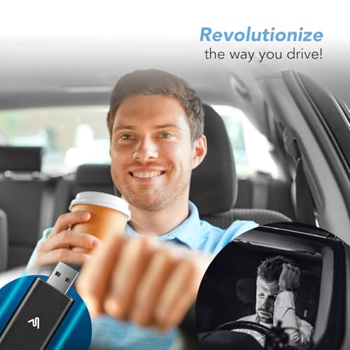 Wireless CarPlay Adapter - Fastest 5Ghz - AutoSky - Plug and Play - USB-C and USB-A Cables - Wired CarPlay Required - style: Mate finish