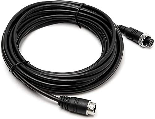 Yakry Y79 Aviation Bus Video Cord Cable 43 Ft,Built-in 4-Pin Cord Connecting a Single Power Car Vehicle Backup Camera/Rear View Monitor System Kit Compatible Y14 System