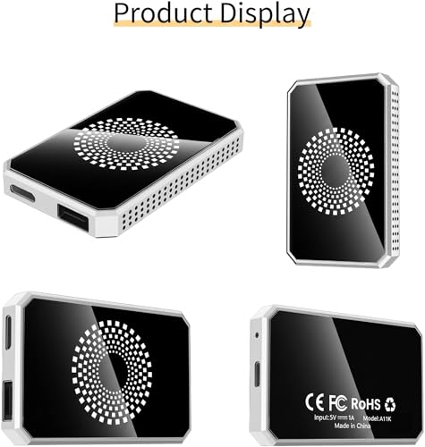 3-in-1 Wireless CarPlay & Android Auto Adapter Magic Video Box Stream for Netflix YouTube TikTok with USB Drive Plug Play for Wired CarPlay Android Auto Cars