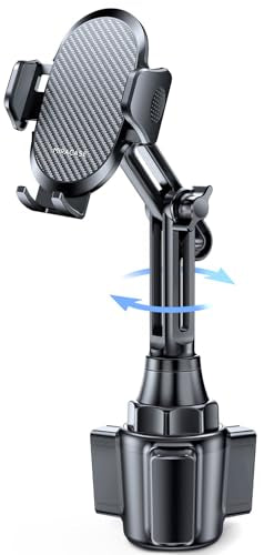 miracase 2025 Upgraded Universal Cup Phone Holder for Car, [Rotatable & Adjustable] Long Neck Car Cup Holder Phone Mount Compatible with iPhone, Samsung, Google & More Smartphones - color: Classic Single Neck