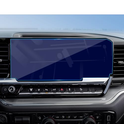for 2026 Chevy Silverado 1500HD 13.4 Inch Navigation Touch Screen Protector - color: for 23-26 Chevy Silverado 13.4 Blue