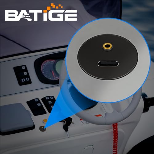 USB 3.0 Male to USB C 3.0 Female & 3.5mm Male to Female Car Mount Flush Cable AUX Extension Dash Panel Waterproof Mount Cable for Car Boat and Motorcycle 1ft - size: 1ft, style: U3 to C3 & 3.5mm to 3.5mm
