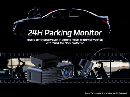 Pelsee P1 Duo 4K Dash Cam Front and Rear, 64GB SD Card, 4K+1080P Dual Dash Camera for Cars, Wi-Fi & App Control, 1.5’’IPS Display Car Camera, Voice Control, Night Vision, 24H Parking Mode, G-Sensor