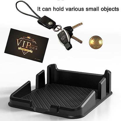 Tumecos Car Dashboard Anti-Slip Mat, Universal Non-Slip Phone Holder Pad for Car, Anti-Skid Grip Mat, Dashboard Phone Mount for Most Vehicles - style: Style A