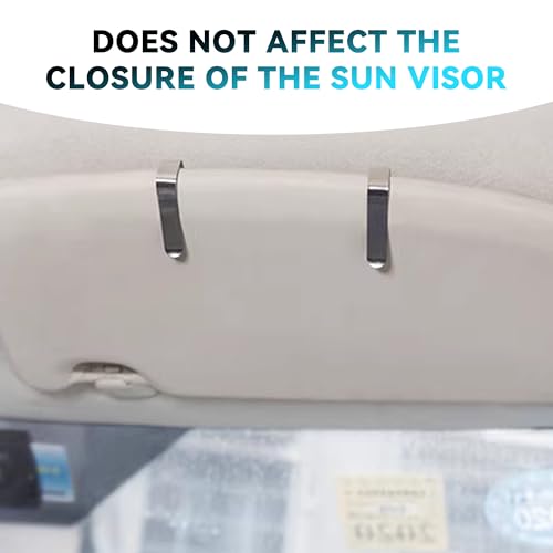 Car Sun Visor Vanity Mirror, Clip-on Automotive Makeup Sun-Shading, Vehicle Sun Visor Cosmetic Vanity Mirror for Women Girls, Universal Interior Car Accessories (Black) (Black)