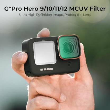 K&F CONCEPT UV Protection Filter for GoPro Hero 13/12/11/10/9 Black - style: Aluminum Alloy Frame