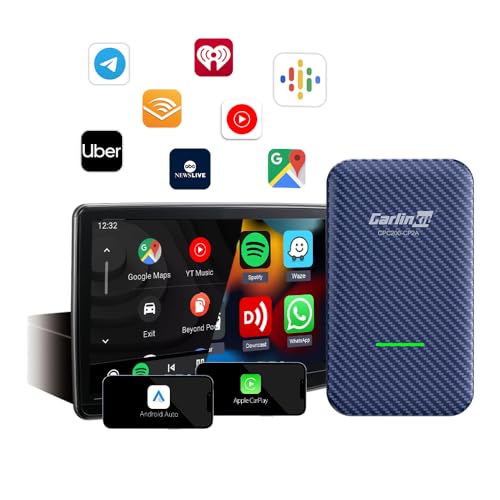 CarlinKit 4.0 Wireless CarPlay 2026 Apple Adapter 2-in-1 CPC200-CP2A