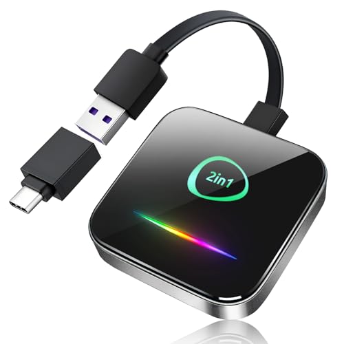 2-in-1 Wireless Carplay Adapter Android Auto Adapter
