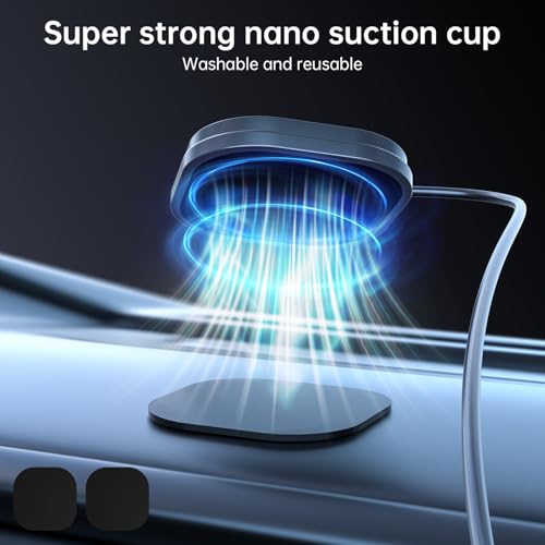 25W Magnetic Wireless Charger for Car, POLMXS Fast Charging pad Ultra-Thin Wireless Phone Charger Mat for Desk & Bedside, Compatible with iPhone 17/16(25W)/15/14/13/12(7.5W) Magsafe(C10)
