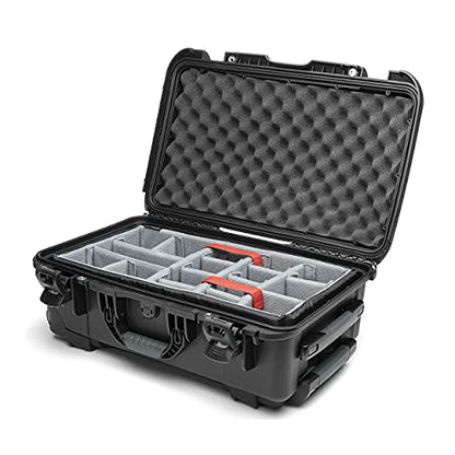 NANUK 935 Hard Case for Camera & Lenses with Padded Divider – Waterproof Equipment Case with Wheels, 22” x 14” x 9” – Dustproof, Impact Resistant, Carry-On Approved for Most Airlines – Black - color: Black, style: Padded Divider
