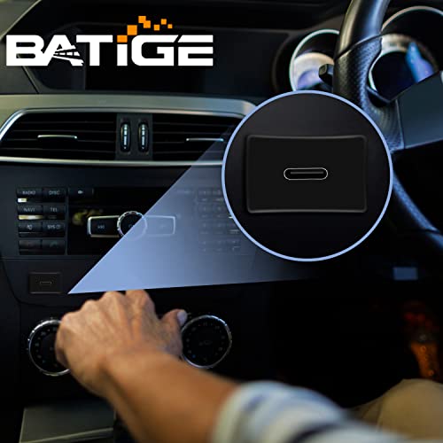 스퀘어 싱글 포트 USB 3.0 수 - 타입 C 3.0 암 자동차 플러시 마운트 케이블 USB C 패널 마운트 연장 케이블 자동차 트럭 보트 오토바이 대시보드용 0.3m(1피트) - size: 1피트, style: 스퀘어 싱글 U3에서 C3까지