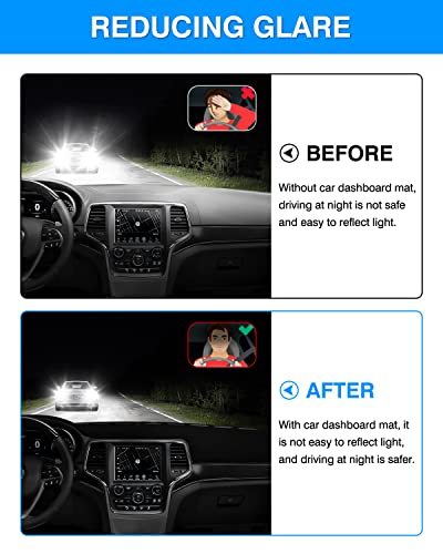 CARTIST Dashboard Cover Mat for 2011-2019 2020 2021 Jeep Grand Cherokee Accessories Dash Cover Suede Dash Mat Sunshade Glare UV Rays Protector (NOT for Jeep Cherokee & Grand Cherokee L) - size: dash mat for Jeep Grand Cherokee 2011-2021