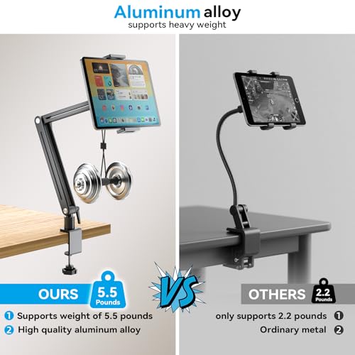 Jakeko 15.6" Portable Monitor Stand Tablet Arm Mount Holder Built-in Wrench - size: up to 15.6"