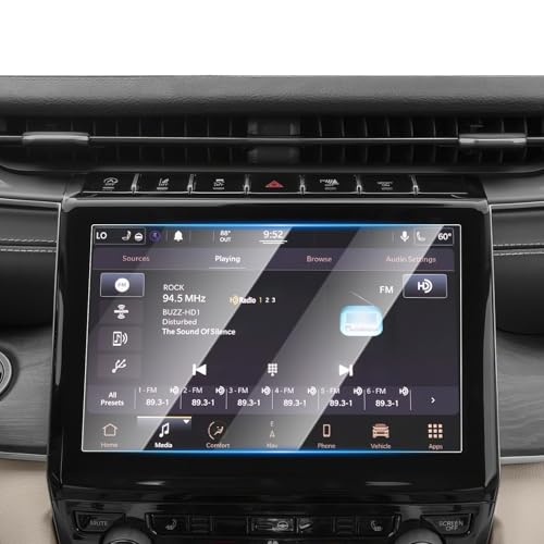 Karltys Screen Protector for 2022-2026 Jeep Grand Cherokee 4xe & L 8.4 Inch Screen Protector Touchscreen (Not for 10.1 inch) Anti Glare Anti Fingerprint Car Radio Screen Cover - size: 8.4"Jeep Grand Cherokee 4xe & L 2025-2026