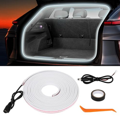 HOLDCY Car Trunk Cargo LED Strip Light, 12V White 6000K, 118.11in - color: White/6000K, size: 118.11 inches