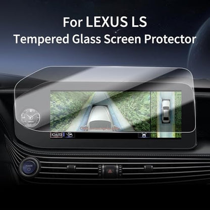 Screen Protector for 2021-2025 Lexus LS 500h 12.3-Inch Tempered Glass HD - color: For 21-25 LS 12.3 Inch HD