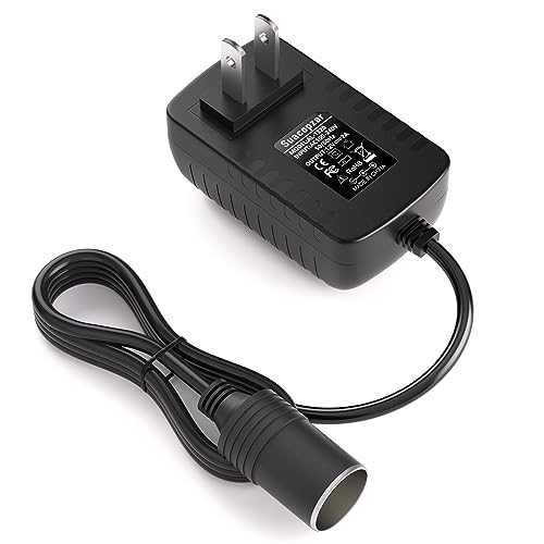 AC to DC Converter 110V to 12V Car Cigarette Lighter Adapter to Wall Plug - style: 12V 2A - 1 Pack