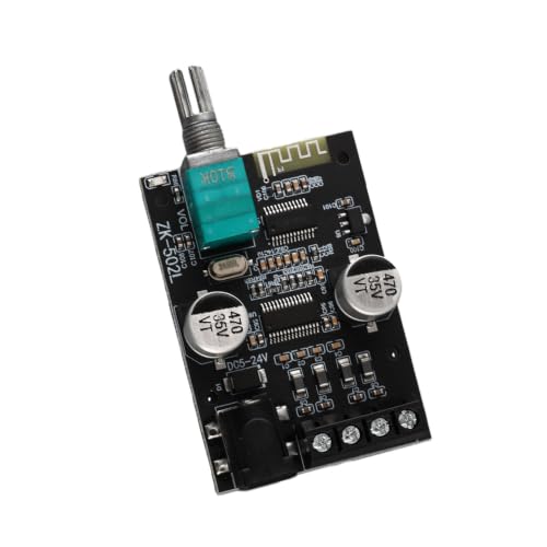 ZK‑502L Bluetooth Power Amplifier Board 5.0 Stereo Audio Receiver Channels Digital Audio Amplifier Module for DIY Speakers 5-24V