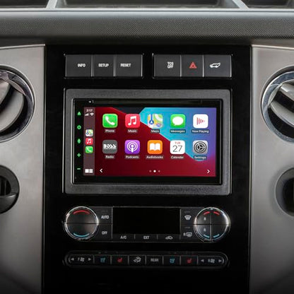 Scosche FD1426B Double DIN Radio Install Dash Kit Compatible with Select 2004-10 Ford, Lincoln and Mercury Vehicles - Aftermarket Car Stereo Installation Kit - See Guide in Images to Verify Vehicle - style: Dash Kit