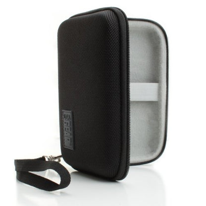 USA Gear Ghost Hunting Equipment Case Fits Spiritbox EMF Meter, Sam and Colby XPLR Spirit Box, & More - Paranormal Equipment Case with Elastic Strap, Scratch Resistant Interior, Case Only (Black) - color: Black